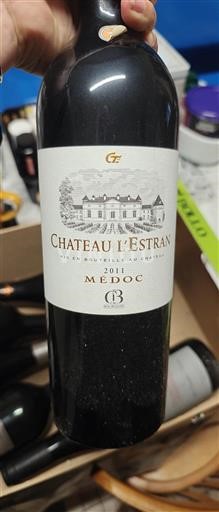 Bordéus Médoc Cru Bourgeois Château L'Estran 2011