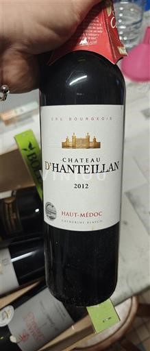 Bordeaux Haut-Médoc Cru Bourgeois Château Hanteillan 2012