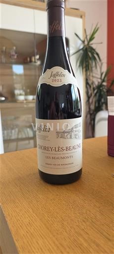 Bourgogne Chorey-lès-Beaune Jaffelin Les Beaumonts 2023