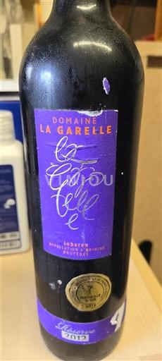 Rhônevallei Luberon Domaine La Garelle Réserve 2012