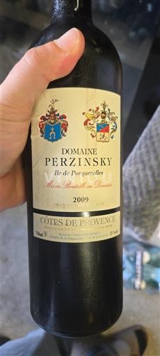 Provence Côtes-de-provence Domaine Perzinsky 2009