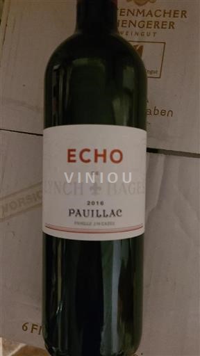 Bordeaux Pauillac Château Lynch-Bages Echo de Lynch-Bages 2016