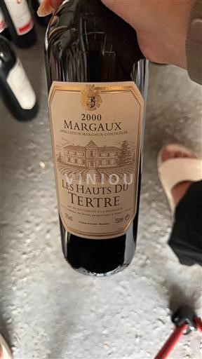 Burdeos Margaux Château Tertre Les Hauts du Tertre 2000