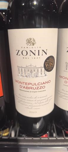 Abruzzo Montepulciano d'Abruzzo Famiglia Zonin 2023