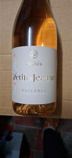 Languedoc Faugères Domaine Pastor Petite Jeanne 2024