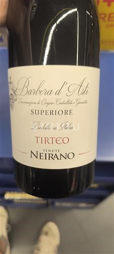 Piemonte Barbera d'Asti Tenute Neirano Tirteo 2022