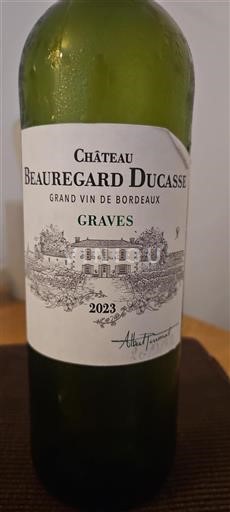 Bordeaux Graves Château Beauregard Ducasse 2023