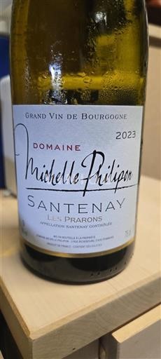 Bourgogne Santenay Domaine Michelle Philipon Les Prarons 2023