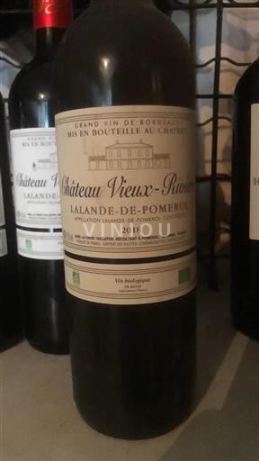 Bordeaux Lalande-de-pomerol Château Vieux-Rivière 2018