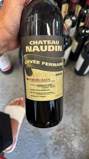 Bordeaux Château Naudin Fernand 2000