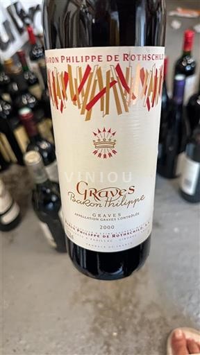 Bordeaux Graves Baron Philippe de Rothschild 2000