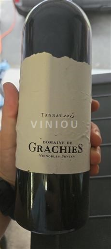 Sydvestfrankrig Madiran Domaine Grachies Tannat 2012