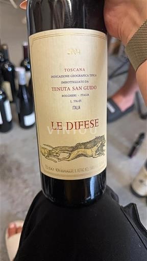 Toscana No especificado Tenuta San Guido Le Difese 2004