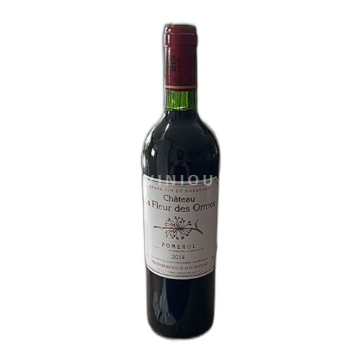 Bordeaux Pomerol Château La Fleur des Ormes 2014