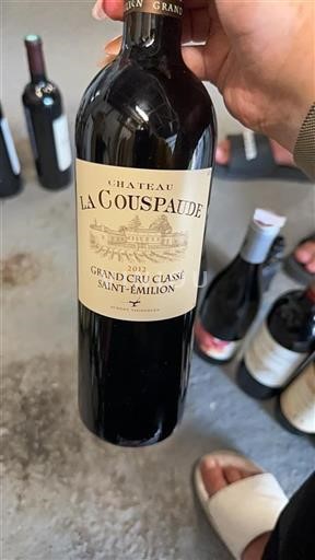 Burdeos Saint-Émilion Grand Cru La Couspaude 2012