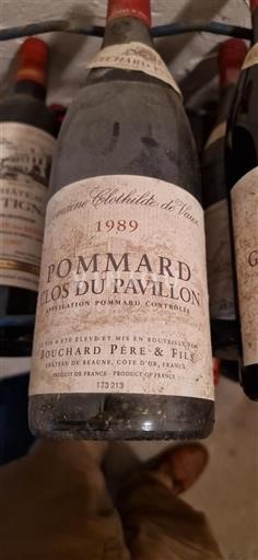 Burgundy Pommard Bouchard Père & Fils Clos du Pavillon 1989