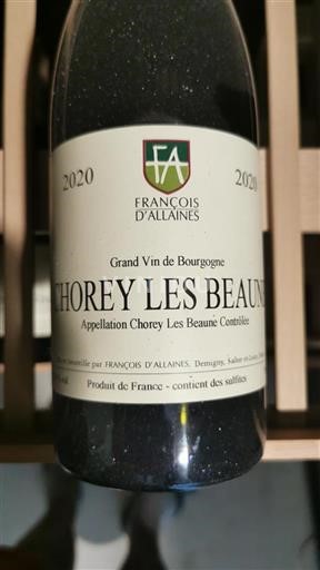 Burgundi Chorey-lès-Beaune François Allaines 2020