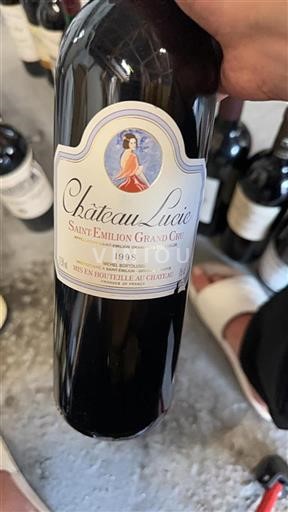 Bordéus Saint-Émilion Grand Cru Grand Cru Lucie 1998