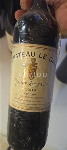 Бордо Château Le Gay Saint Sulpice 2009