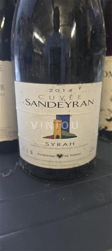 Languedoc-Roussillon Cévennes Vignerons de Tornac Sandeyran 2014