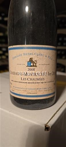 Borgoña Chassagne-Montrachet Premier Cru Henri Clerc & Fils Les Chaumées 2008