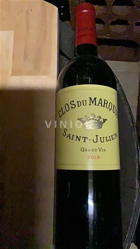 Burdeos Saint-Julien Clos du Marquis Grand Vin 2015
