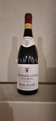 Rhônen laakso Côte-rôtie Vidal-Fleury La Chatillonne 2011