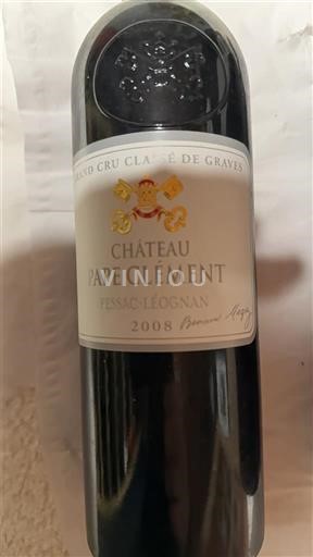 Bordeaux Pessac-Léognan Grand Cru Château Pape Clément 2008