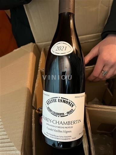 Bourgogne Gevrey-chambertin Sylvie ESMONIN Vieilles Vignes 2021