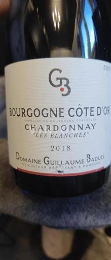 Borgoña Borgoña Côte d'Or Domaine Guillaume Baduel Les Blanches 2018
