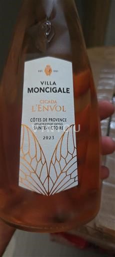 Provansa Côtes-de-Provence Villa Moncigale Cicada L'Envol 2023