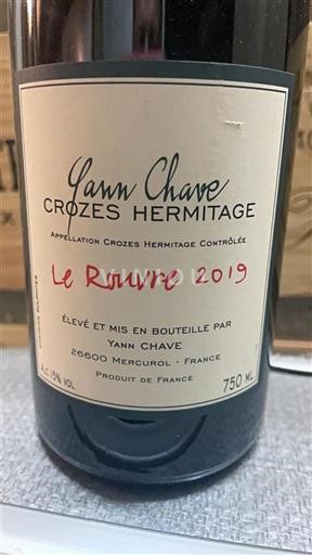 Valle del Rodano Crozes-Hermitage Yann Chave Le Rouvre 2019