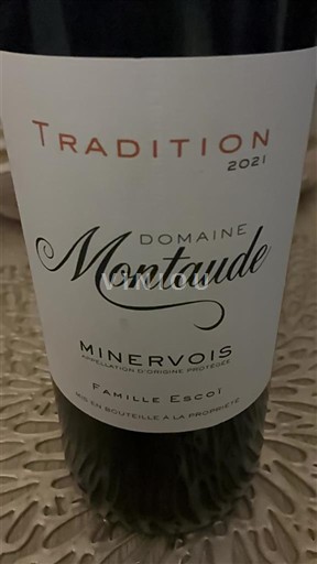 Languedoc Minervois Domaine Montaude Tradition 2021