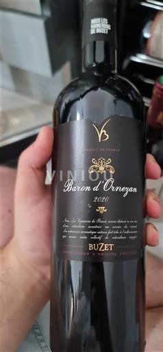 Sudoeste Buzet Vignerons de Buzet Baron d'Ornezan 2020