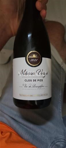 Borgoña Mâcon y Mâcon-villages Vignerons des Terres Secrètes Clos de Pize 2021
