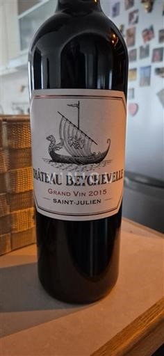 Bordéus Saint-Julien Grand Cru Château Beychevelle Grand Vin 2015