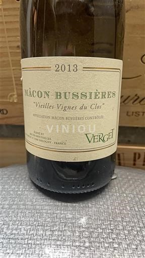 Burgund Mâcon und Mâcon-Dörfer Verget Vieilles Vignes du Clos 2013