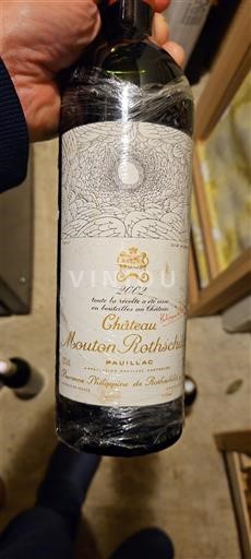 Bordeaux Pauillac Grand Cru Château Mouton Rothschild 2002