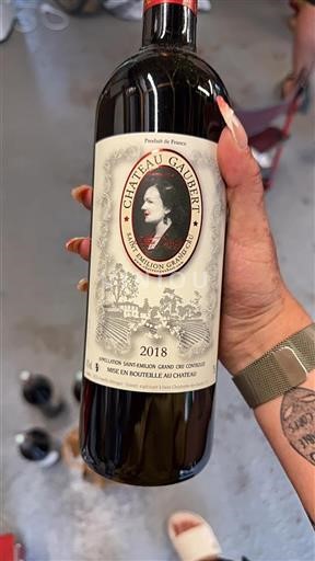 Bordéus Saint-Émilion Grand Cru Gaubert 2018