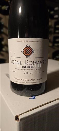 Bourgogne Vosne-romanée Domaine Deveney-Mars Aux Réas 2017
