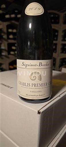 Burgundija Chablis Premier Cru Séguinot-Bordet Vaillons 2019