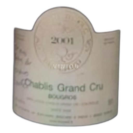 Burgundy Chablis Grand Cru Grand Cru Jean-Marc Brocard Chablis grand cru bougros 2001