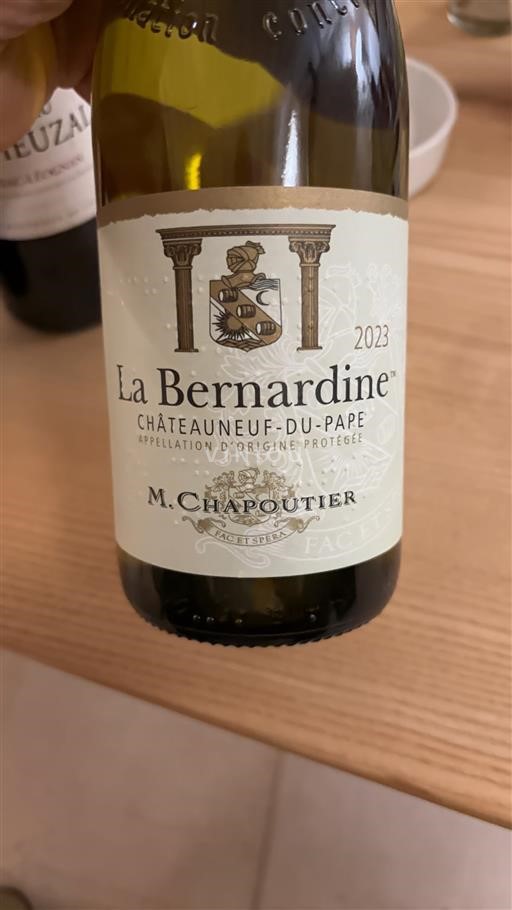 Rhônedalen Châteauneuf-du-Pape M. Chapoutier La Bernardine 2023
