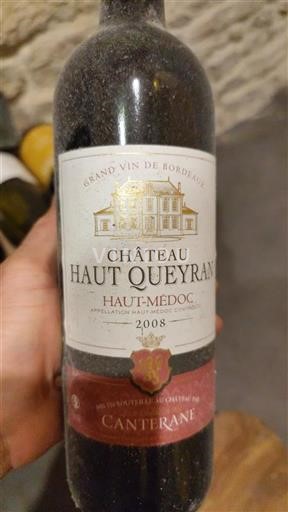 Bordéus Haut-Médoc Château Haut Queyran 2008
