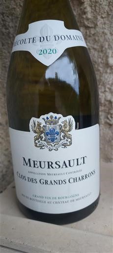 Bourgondië Meursault Château Meursault Clos des Grands Charrons 2020