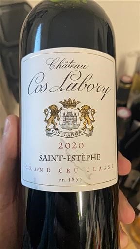 Bordeaux Saint-Estèphe Grand Cru Cos Labory 2020