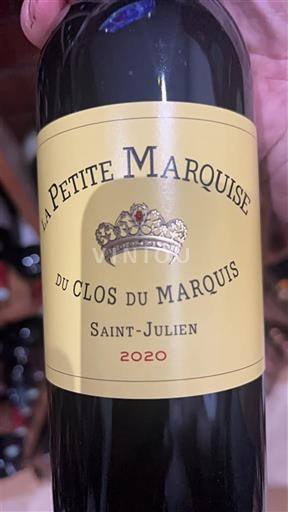 Burdeos Saint-Julien Clos du Marquis La Petite Marquise 2020