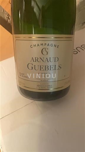 Champaña Champán Arnaud Guébels Blanc de Blancs Sin añada