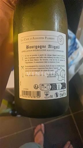 Burgund Bourgogne Aligoté La Cave Augustin Florent 2021