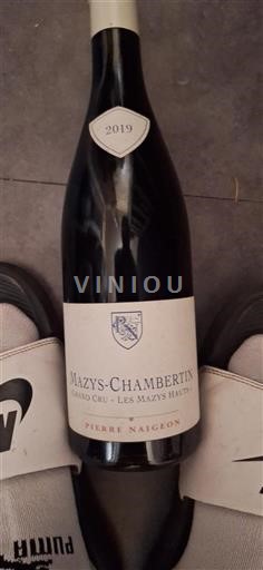 Bourgogne Mazis-Chambertin Grand Cru Pierre Naigeon Les Mazys Hauts 2019
